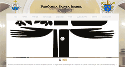 Desktop Screenshot of paroquiasantaisabel.org.br