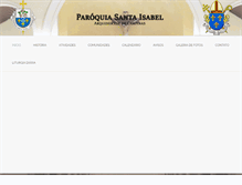 Tablet Screenshot of paroquiasantaisabel.org.br